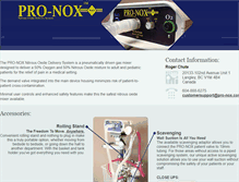 Tablet Screenshot of pro-nox.com